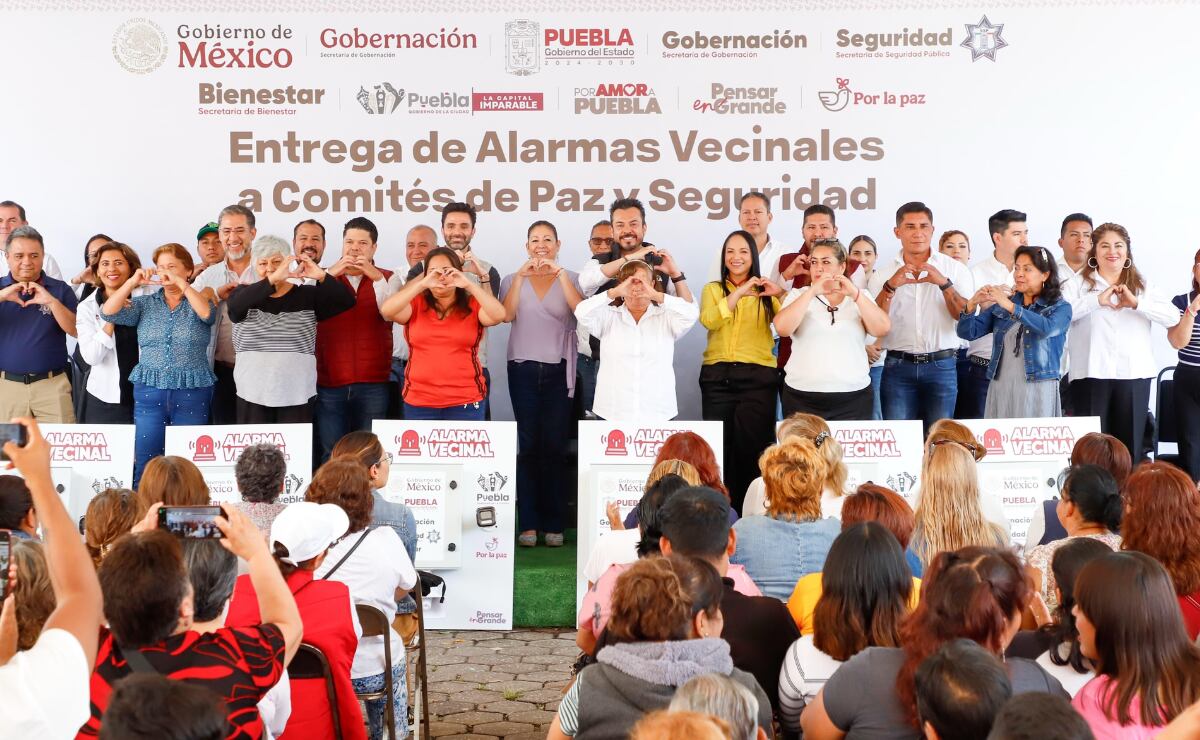 Gobierno de Puebla entrega alarmas vecinales en La Margarita | El ...