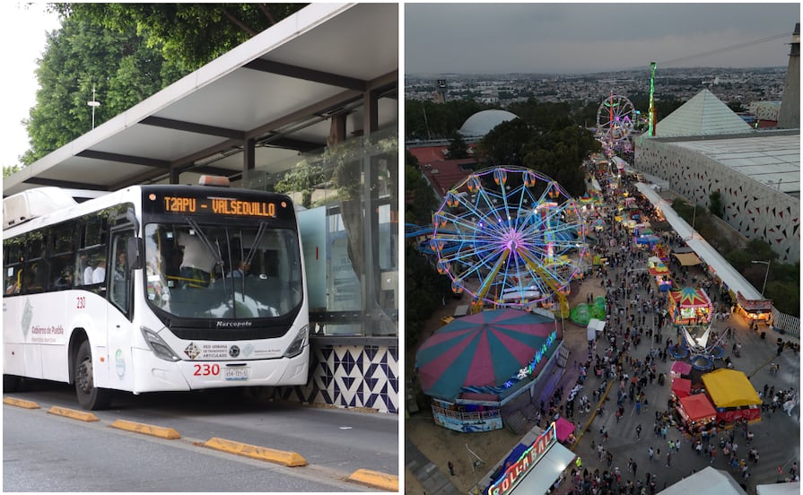 Habilitan 4 bases de taxi y 5 rutas de transporte para la Feria de Puebla