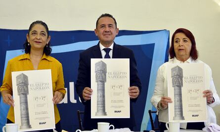 BUAP inaugura la exposición "El Egipto que cautivó a Napoleón"