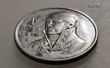 Cuánta plata contiene el Morelos 'Cuellón', la moneda de un peso que solo se acuñó en 1950