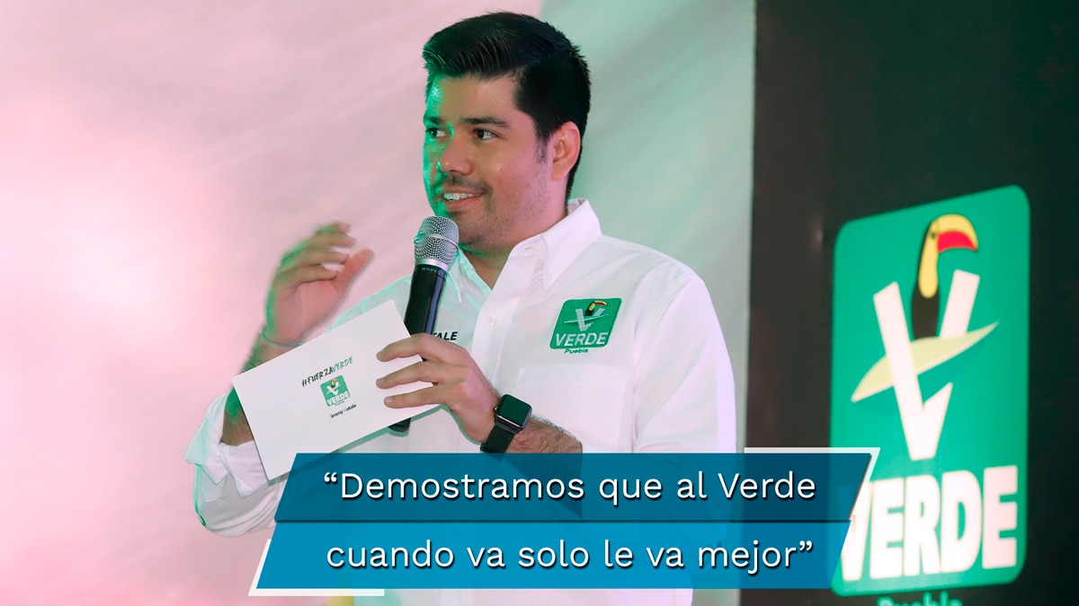 El PVEM en Puebla será una oposición responsable, asegura Jimmy Natale.