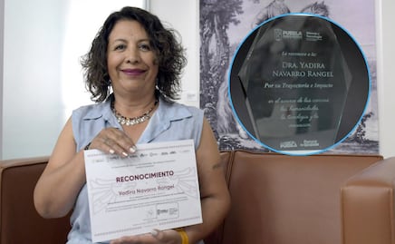 Secretaría de Ciencias y Humanidades de Puebla reconoce trabajo de académica de la BUAP