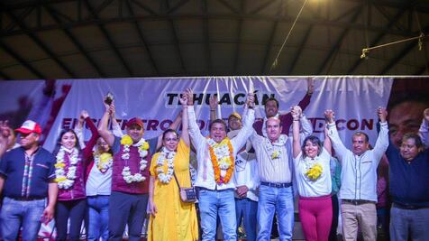 Julio Huerta recibe respaldo de 15 mil poblanos de Tehuacán y Ajalpan