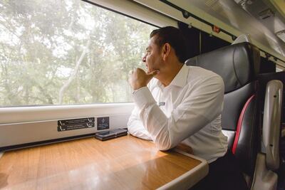 Alejandro Armenta recorre el Tren Interoceánico y destaca su relevancia