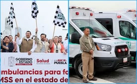 IMSS entrega nuevas ambulancias en Puebla 