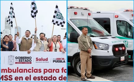 IMSS entrega nuevas ambulancias en Puebla
