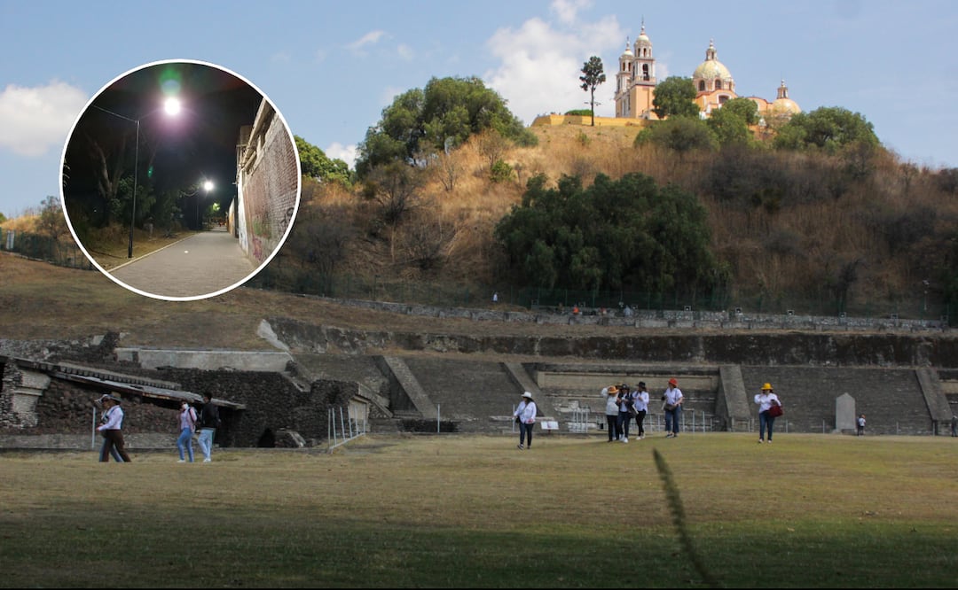 Moderniza Tonantzin Fernández las luminarias aledañas a la Zona Arqueológica | Foto: EsImagen.