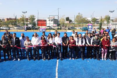 Eduardo Rivera entrega el Parque la Carmelita rehabilitado
