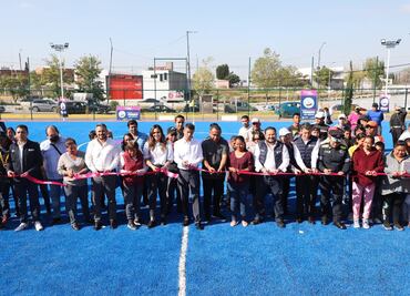 Eduardo Rivera entrega el Parque la Carmelita rehabilitado