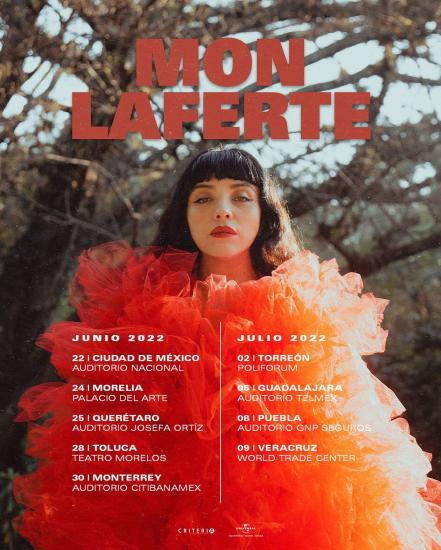 Concierto de Mon Laferte en Puebla 2022. Esto es lo que sabemos hasta ahora