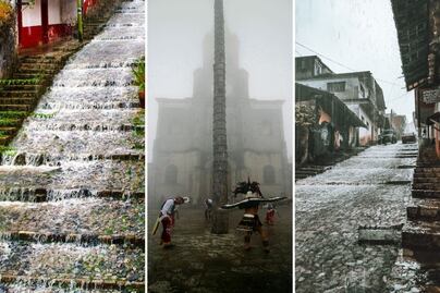 Este Pueblo Mágico convierte sus calles empedradas en cascadas cuando llueve