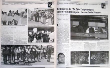 Asesinato del editor del semanario Zeta en impunidad total