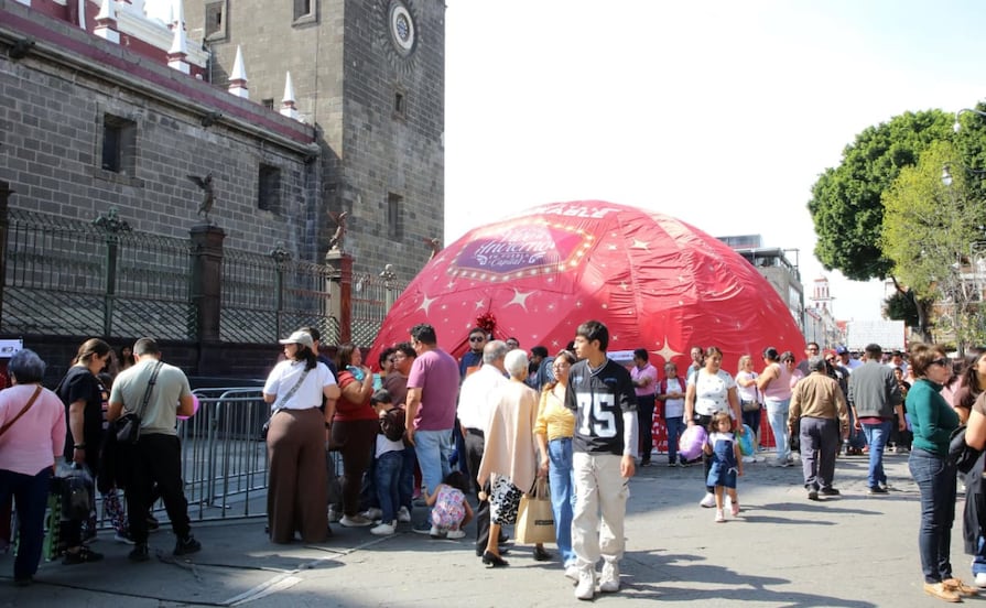 Invita Gobierno de la Ciudad a visitar el domo sensorial "Sintamos la Navidad"