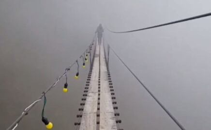 ¿Cuánto mide el puente tibetano de Tlatlauquitepec y por qué da tanto miedo cruzarlo?