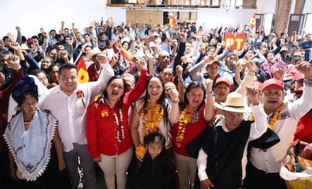 Liz Sánchez encabeza Congresos Municipales Extraordinarios del PT en Puebla