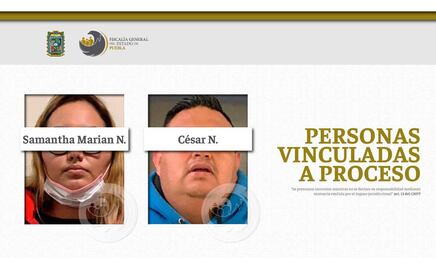 Vinculan a proceso a pareja de extorsionadores en Atlixco