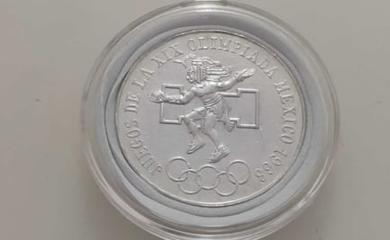 Moneda Olímpica de aros bajos. El error que aparece en 30 millones de piezas de plata