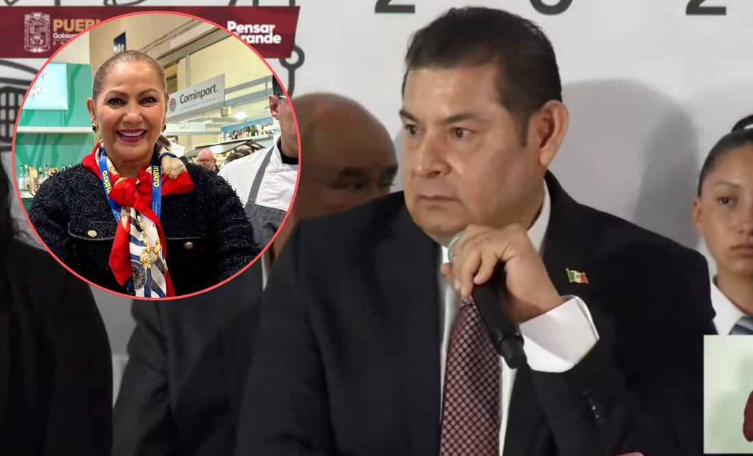 El gobernador de Puebla realizó una advertencia a Yadira Lira | Foto:  Captura de video/Gobierno del Estado