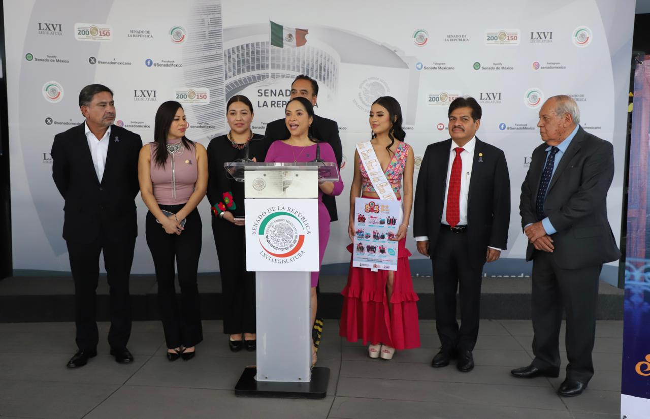 Huauchinango vive en el Senado: Feria de las Flores 2025, orgullo de la Sierra Norte