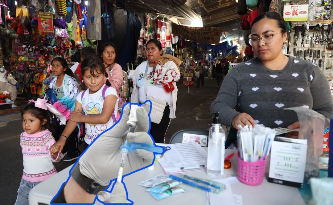 Harán campaña de vacunación en el mercado Hidalgo el 12 de febrero | Foto: EsImagen