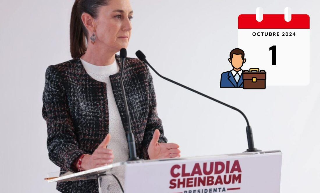 Claudia Sheinbaum tomará posesión del cargo como presidenta de México el 1 de octubre | Foto: X @Claudiashein / Canvas