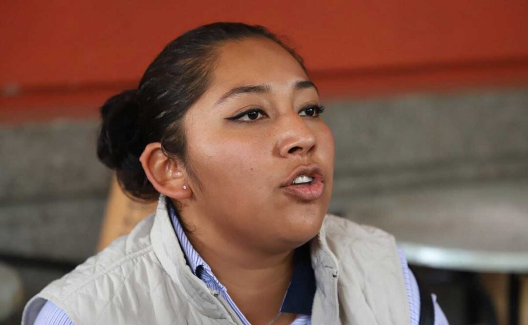 Naibi Lizbeth Cerón denunció que fue víctima de violación por parte del director de policía de Tepeyahualco de Cuauhtémoc | foto: agencia Es Imagen para El Universal Puebla