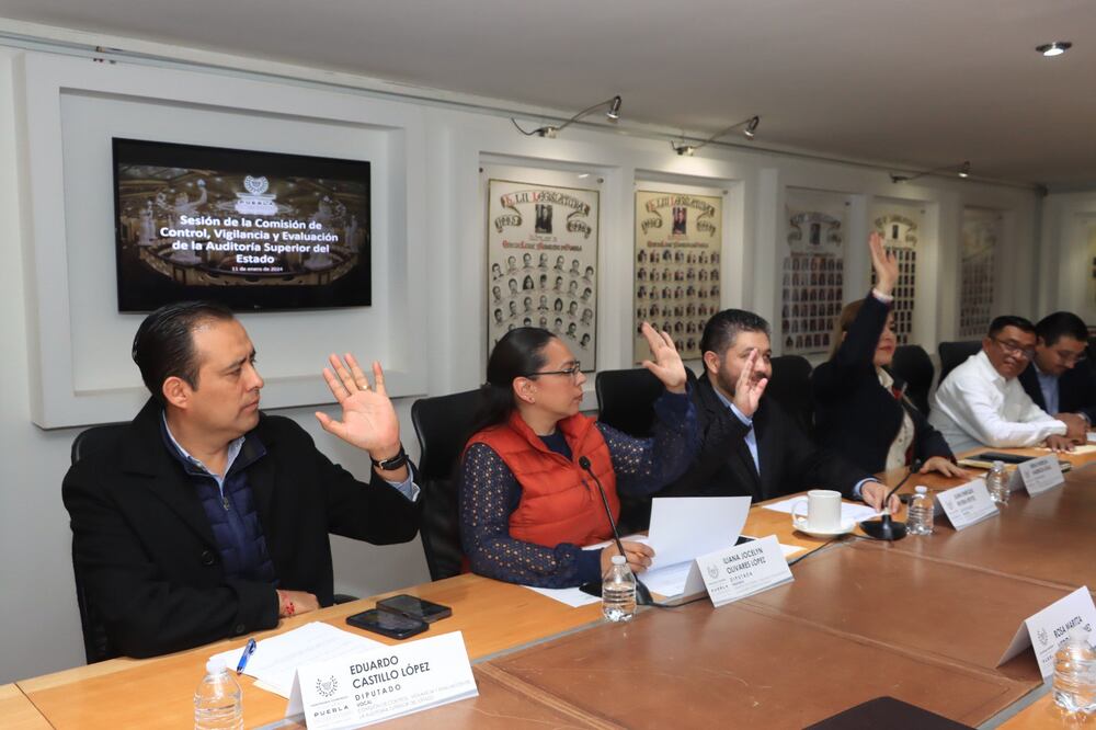 Este jueves sesionó la Unidad Técnica de la Comisión de Control, Vigilancia y Evaluación | Foto Congreso del Estado de Puebla