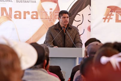 Omar Muñoz encabeza Jornada Naranja contra la violencia de género en Cuautlancingo