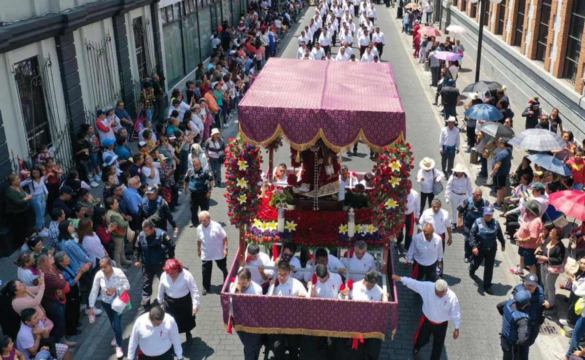 Procesión de Viernes Santo en Puebla se reanuda después de dos años de pandemia