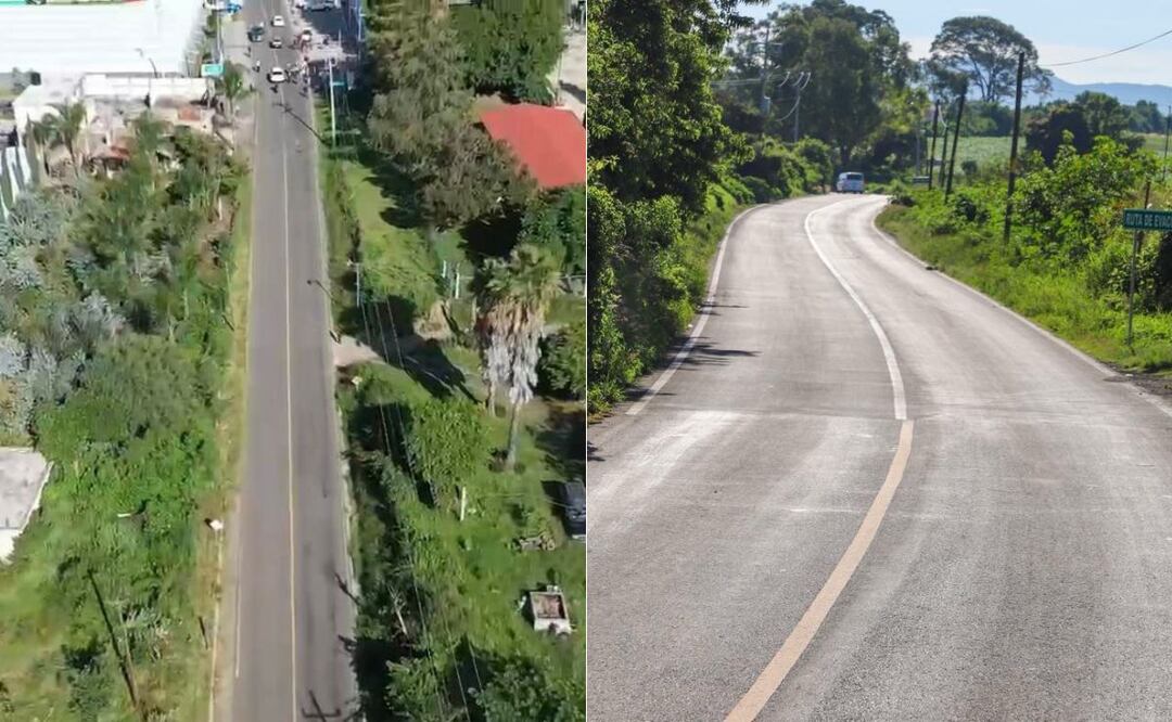 Sergio Salomón inauguró la ruta de evacuación del volcán Popocatépetl | Foto: X Ariadna Ayala