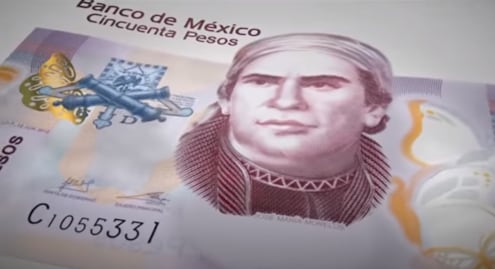 Nuevo billete de 50 pesos sustituirá a Morelos y cambiará de color