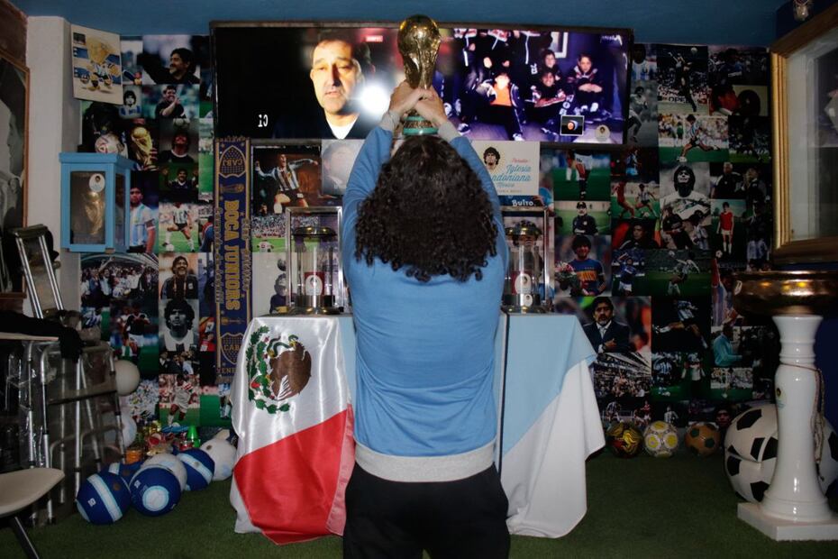 La Iglesia Maradoniana era un atractivo turístico en San Andrés Cholula | Agencia Es Imagen para El Universal Puebla