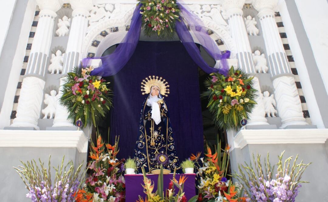 La capilla de la Virgen de los Dolores está ubicada en el Bulevar Héroes del 5 de Mayo en Puebla | Foto: UPAEP