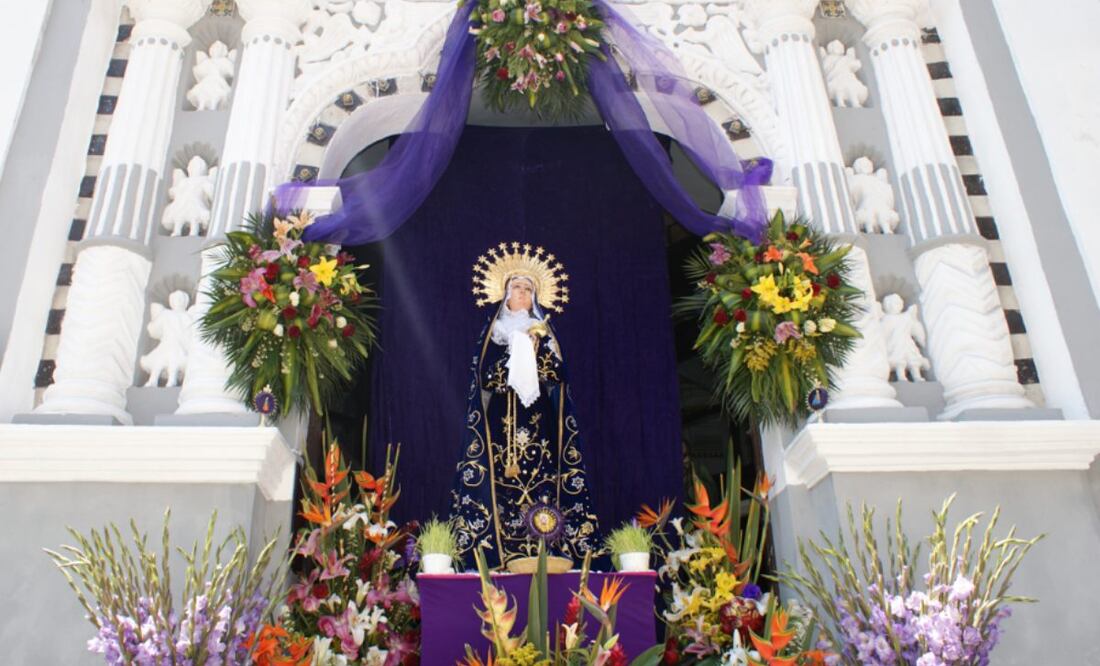 La capilla de la Virgen de los Dolores está ubicada en el Bulevar Héroes del 5 de Mayo en Puebla | Foto: UPAEP