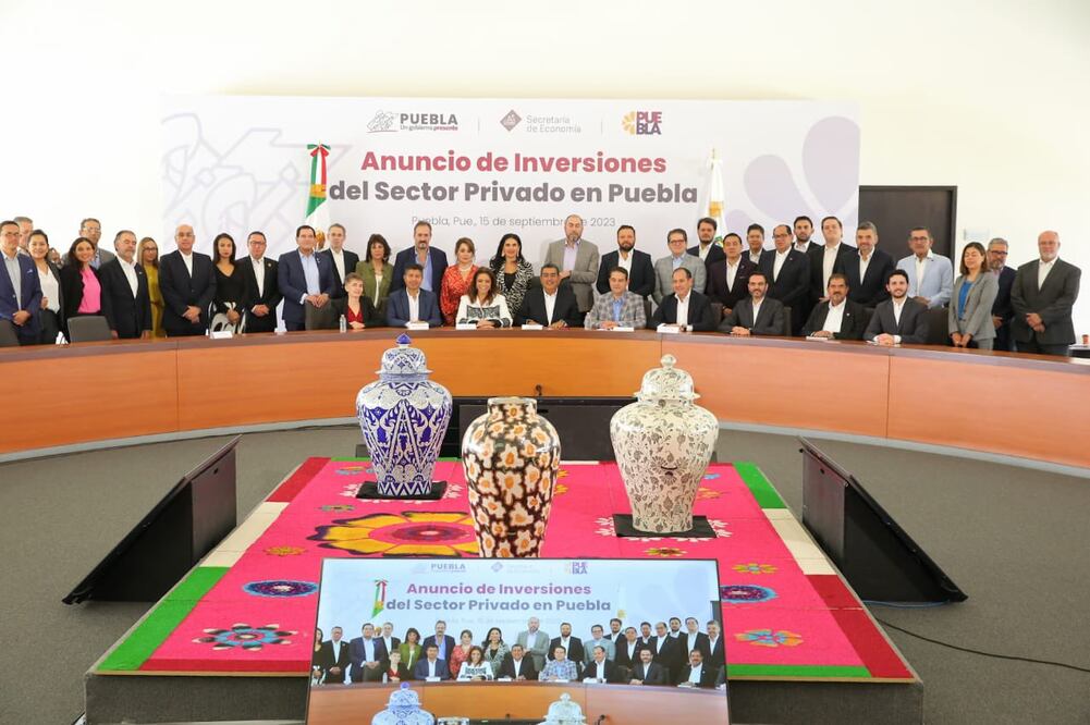 Sergio Salomón Céspedes destacó este viernes las inversiones en Puebla | Foto: Gobierno del Estado de Puebla
