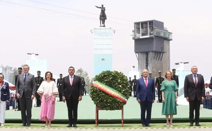 Llama AMLO a ser leal a la patria durante la ceremonia del 161 aniversario de la Batalla de Puebla
