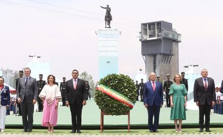 Llama AMLO a ser leal a la patria durante la ceremonia del 161 aniversario de la Batalla de Puebla