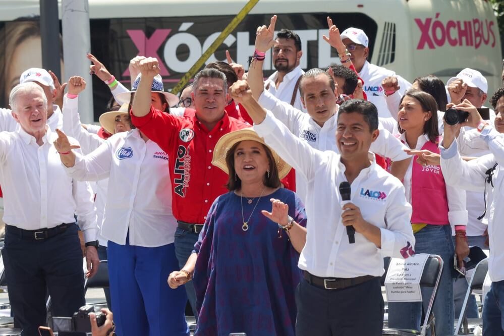 Lalo Rivera realizó su cierre de campaña en compañía de Xóchitl Gálvez |Foto: EsImagen