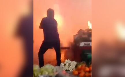 Se registran varios incendios y una explosión durante la Nochebuena en Puebla