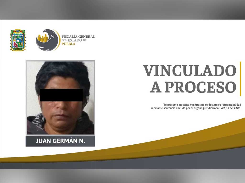 Vinculan a proceso al feminicida de Luisa