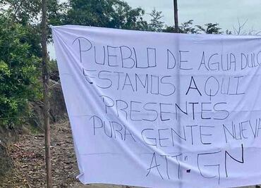 Cuelgan tres narcomantas en distintos puntos del estado de Puebla