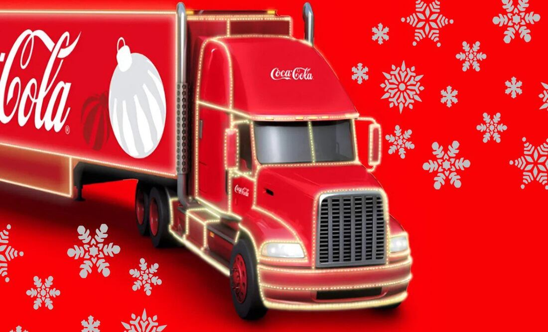 La Caravana Coca-Cola 2024 será el miércoles 4 de diciembre en Puebla | Foto: Coca - Cola y Pixabay