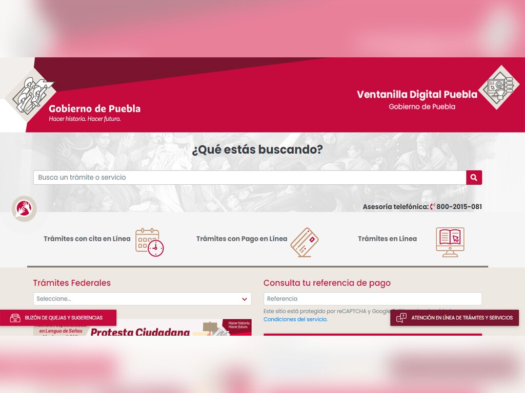 Trámites en línea a través de la ventanilla digital: una opción para evitar contagio por Covid en Puebla