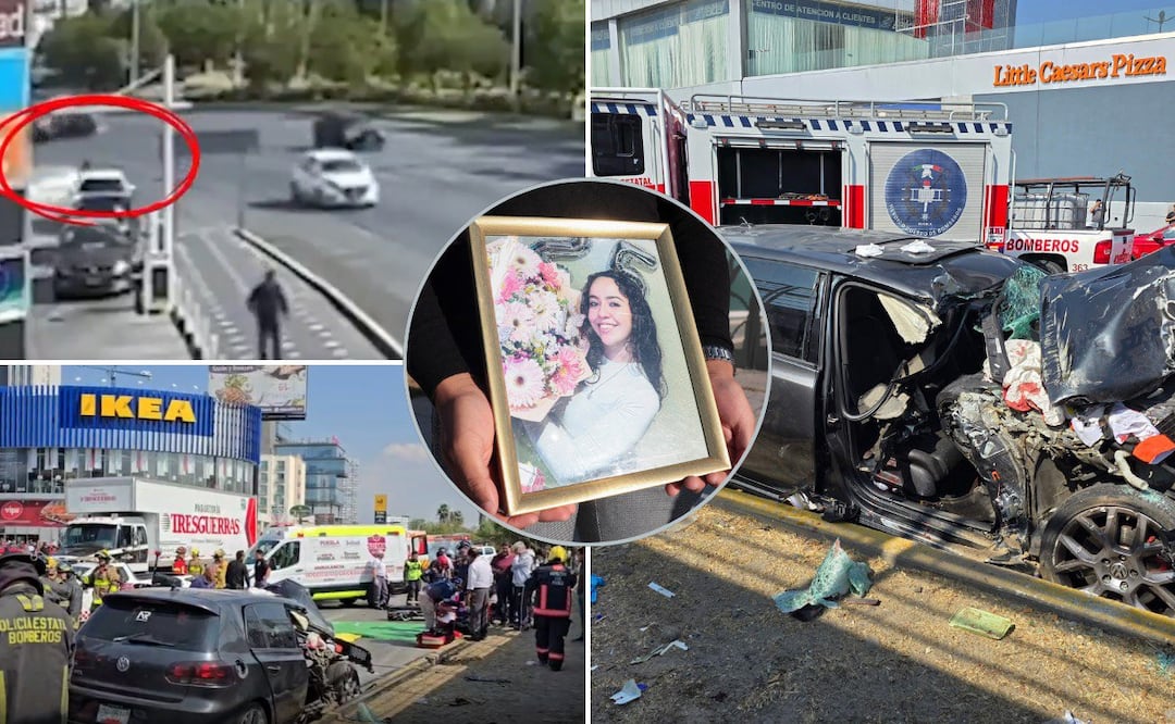 Mayca Álvarez es una de las dos víctimas de esta carambola en Vía Atixcáyotl | Foto: EsImagen