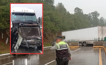 Autopista México-Puebla con cierre a la circulación por accidente