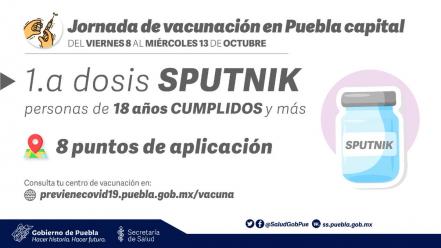Lugares para recibir la vacuna Covid en Puebla capital