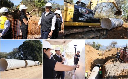 Con colector pluvial y drenaje, Gobierno Estatal previene contaminación en Zacatlán