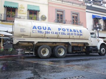 De dónde obtienen el agua las pipas en la ciudad de Puebla