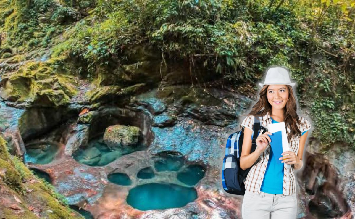 Sumérgete en el agua turquesa de la Poza Pata de Perro para escapar del calor