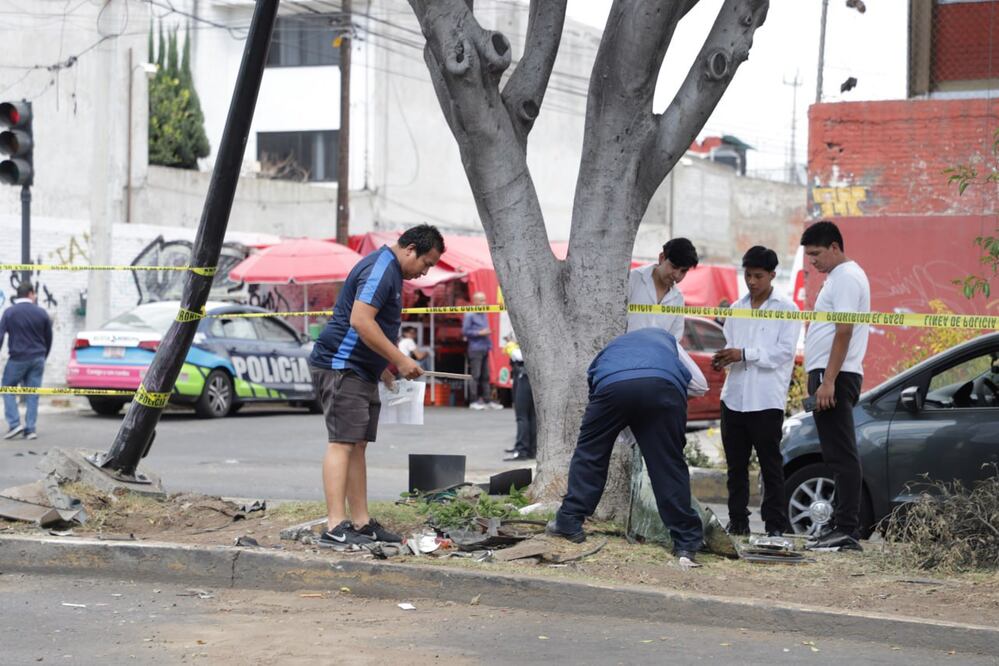 Un accidente vehicular en la ciudad de Puebla dejo 8 lesionados | ESIMAGEN